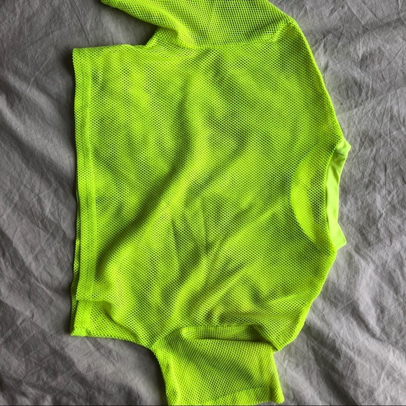 Neon yellow party top - Picture 3 of 3
